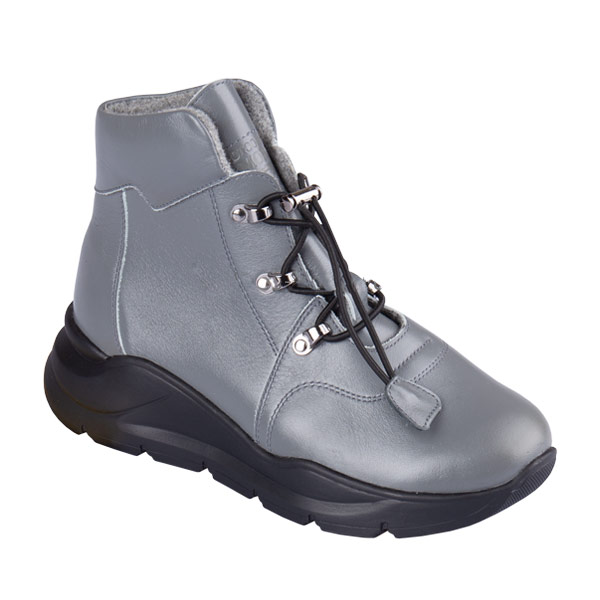 Полусапоги ортопедические Dr Thomas утепленные женские DTD-555 серые