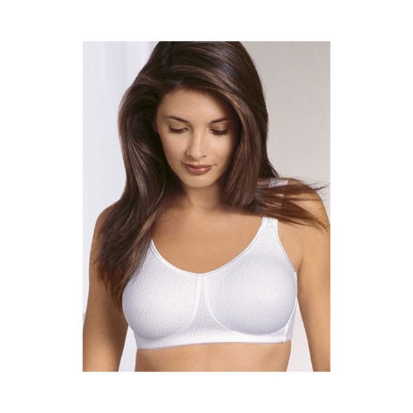 Бюстгальтер без косточек AMOENA для фиксации экзопротезов Mona арт.606 белый