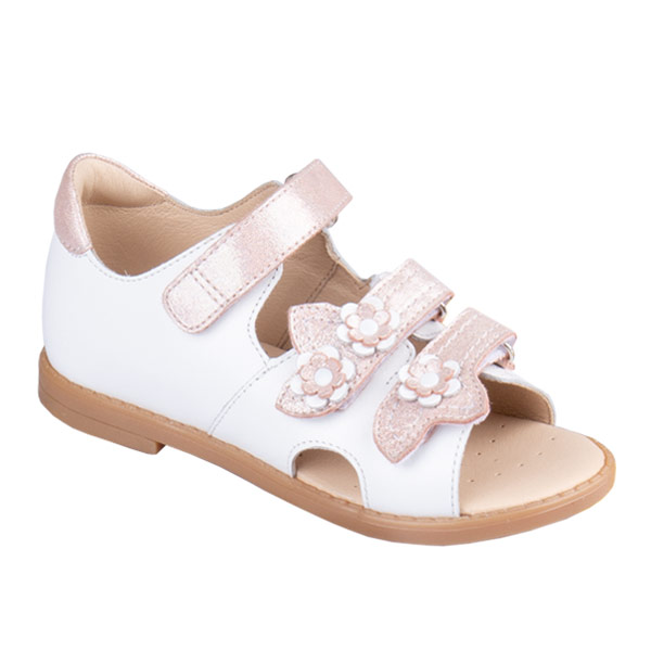 Сандали ортопедические Твики для девочек TW-135-16 белый/розовый