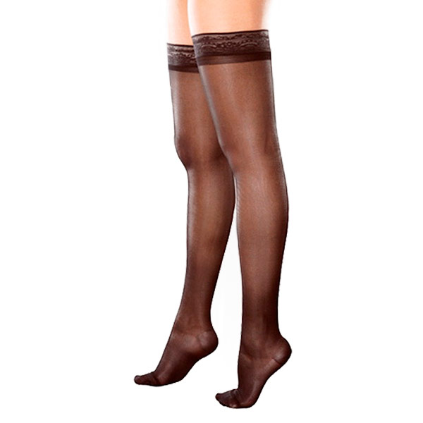 Чулки компрессионные VENOTEKS TREND женские (18-21 мм.рт.ст.) с ажурным верхом арт.1C200