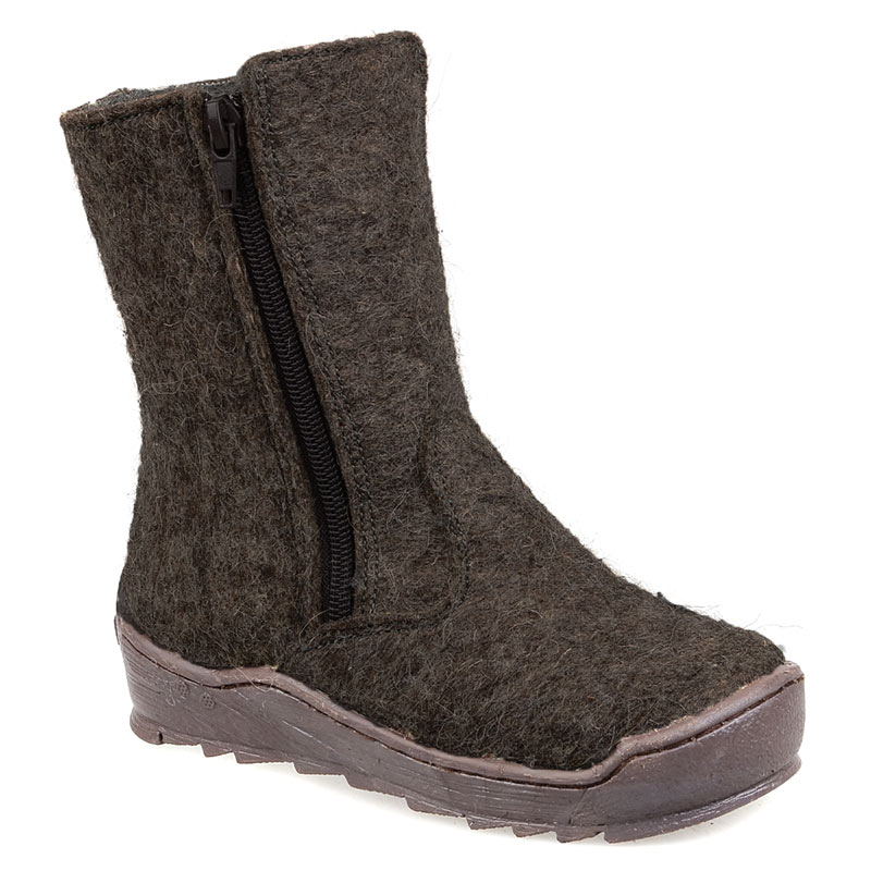 Валенки Фома шерсть для мальчиков 36419 темно-серые