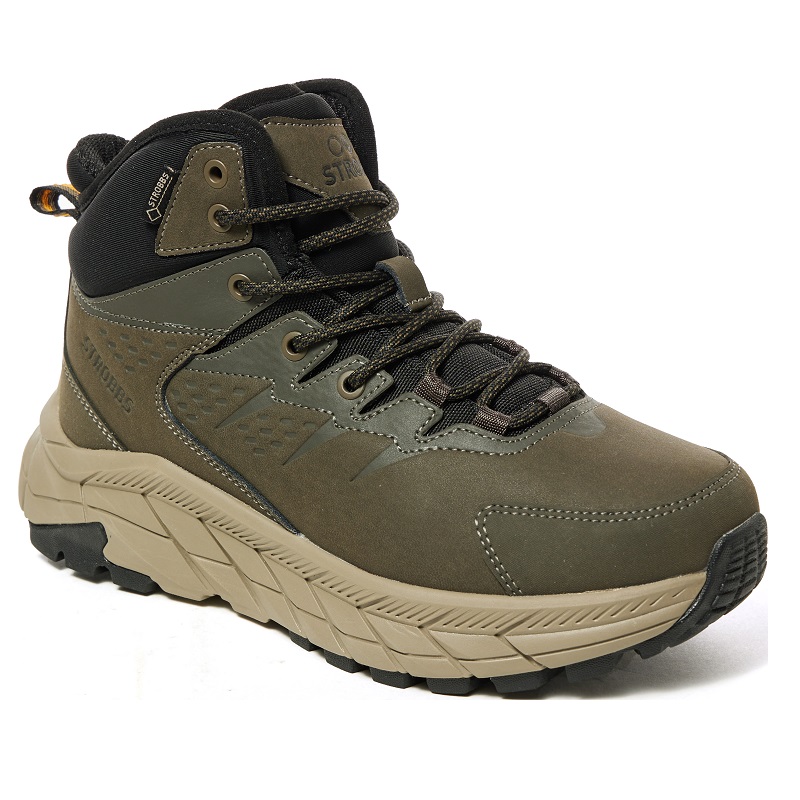 Кроссовки Strobbs с мехом женские F8464-19 хаки