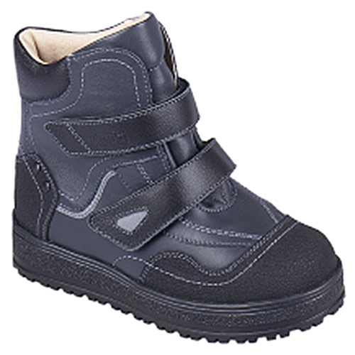 Ботинки ортопедические Твики с мехом для мальчиков TW-540-18 антрацит