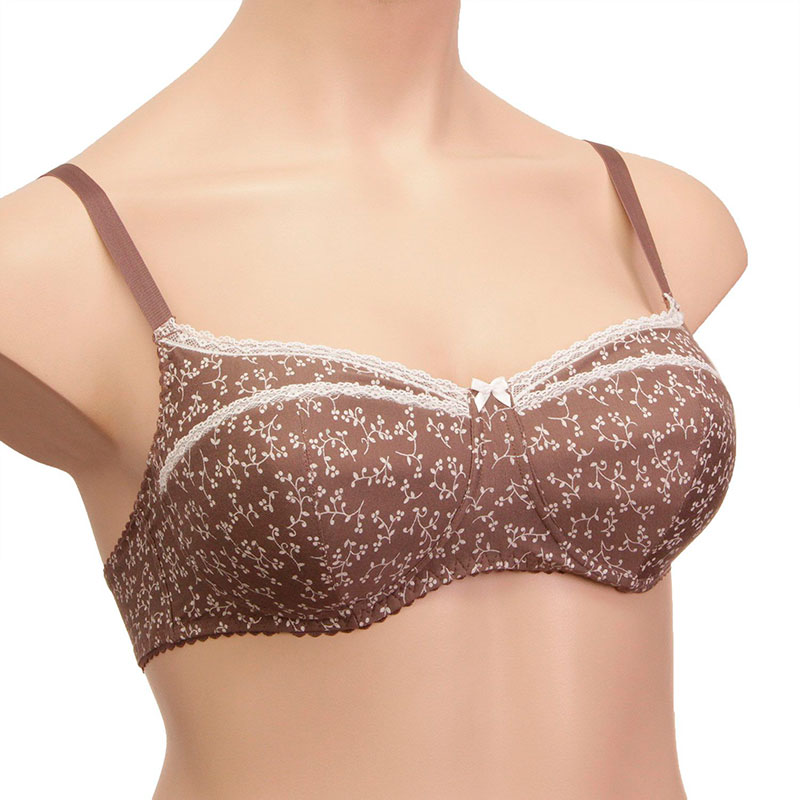 Бюстгальтер Valeria для фиксации экзопротеза ЛФ0899 П148 темный лен