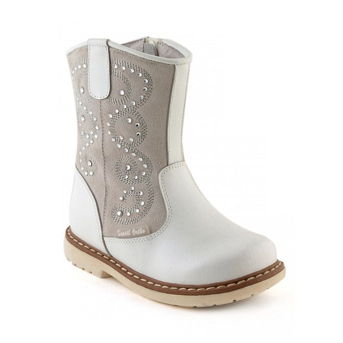 Сапожки ортопедические Сурсил-Орто демисезонные утепленные для девочек 55-123-1 белые