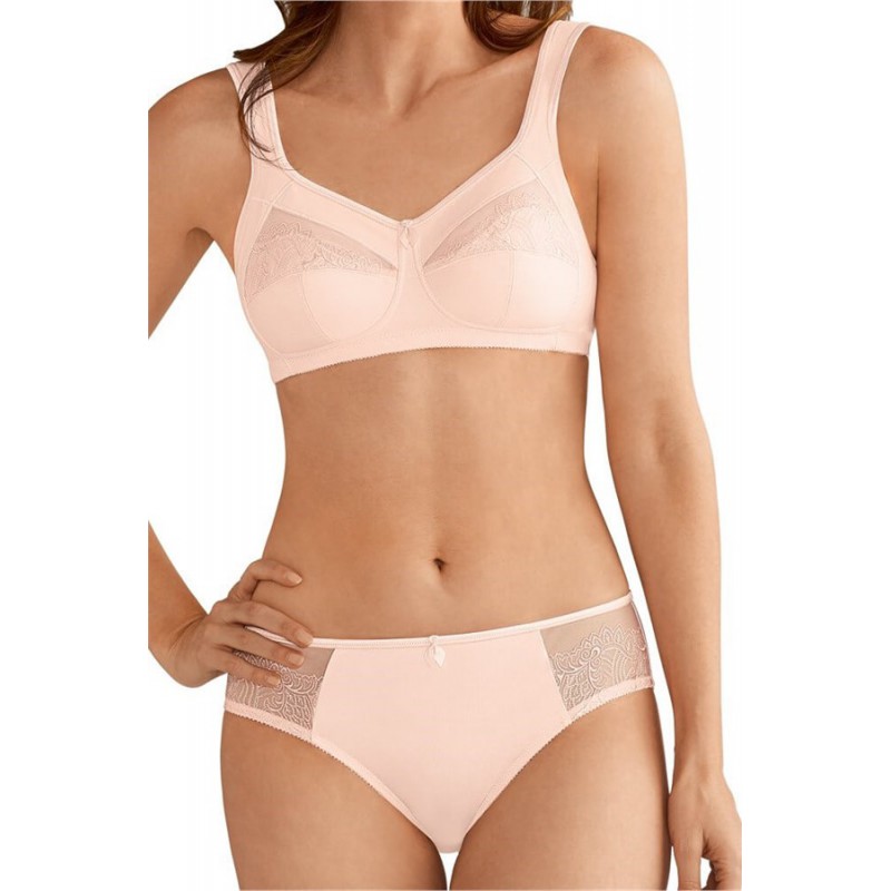 Бюстгальтер без косточек Amoena для фиксации экзопротеза Isadora SB 44365 светло-розовый