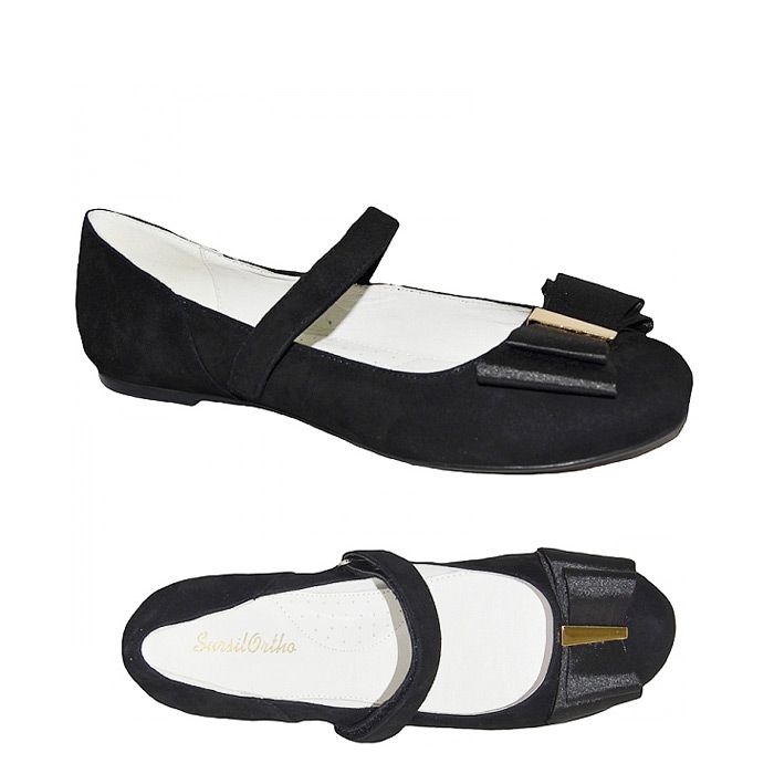 Туфли ортопедические Сурсил-Орто школьные для девочек 33-433-2 черный