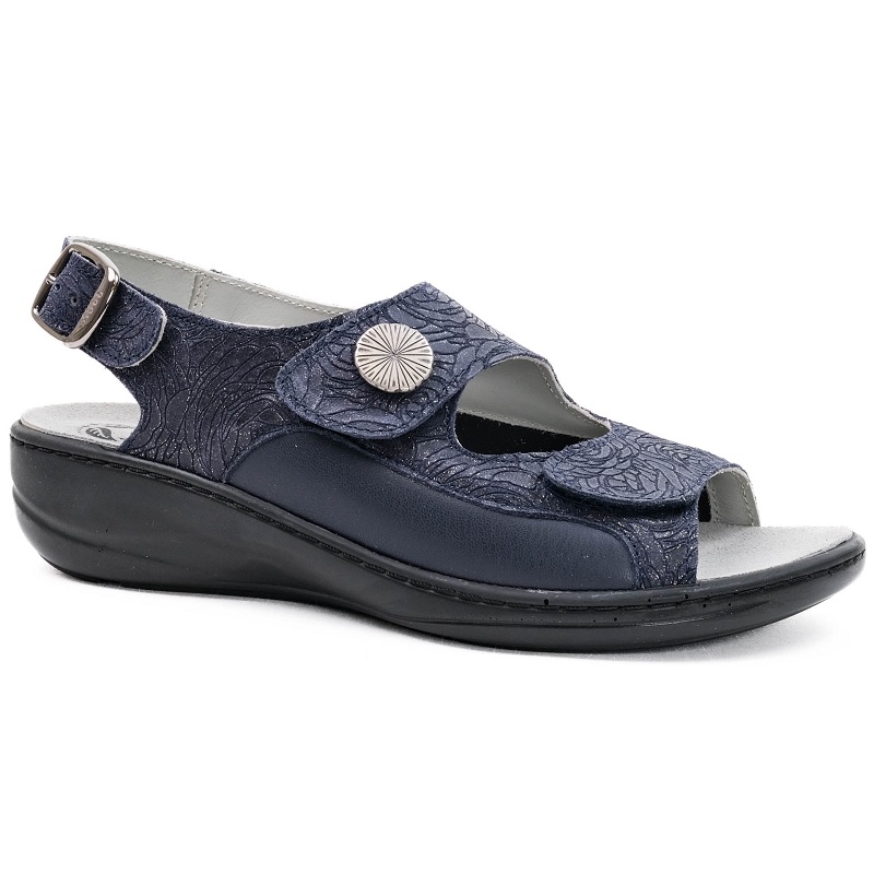 Сандалии Mubb женские 945S-22 темно-синие.