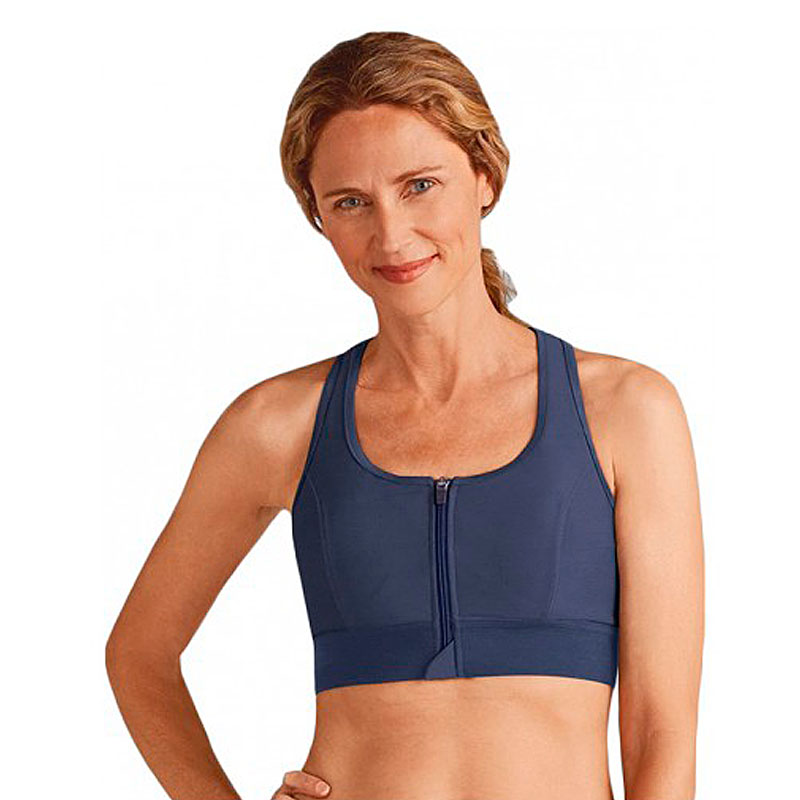 Бюстгальтер Amoena для фиксации экзопротезов Zipper Bra 44179