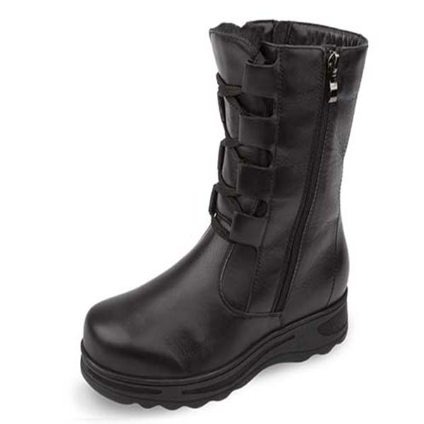 Полусапоги Dr. Spektor с мехом женские 7212-4F-0 черные