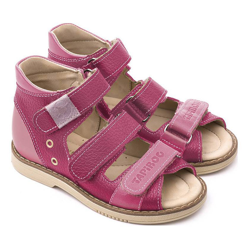 Сандали Тапибу для девочек FT-26006.19-OL48О.01 фуксия/малиновый