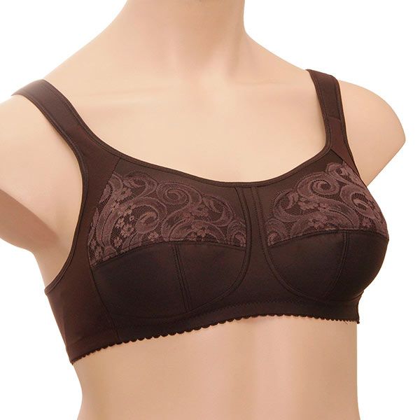 Бюстгальтер Valeria для фиксации экзопротеза ЛФ0793 111 коричневый/шоколадный