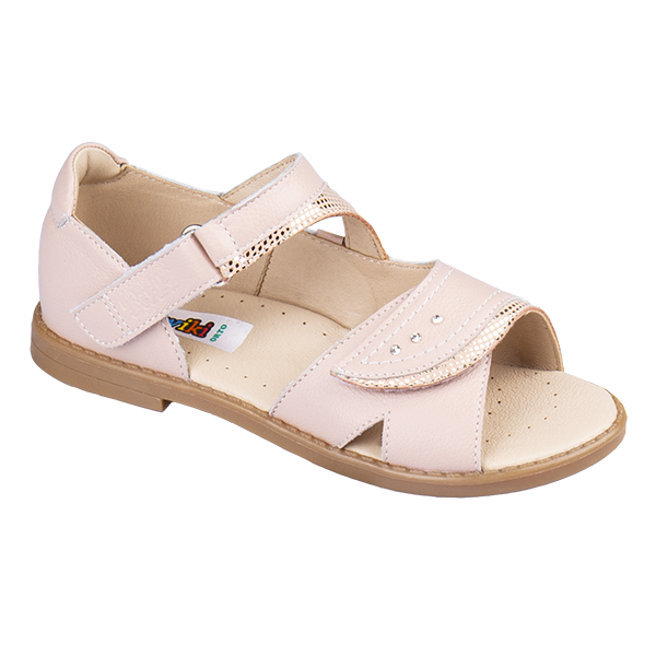 Сандали ортопедические Твики для девочек TW-136-4 бежевый/розовый