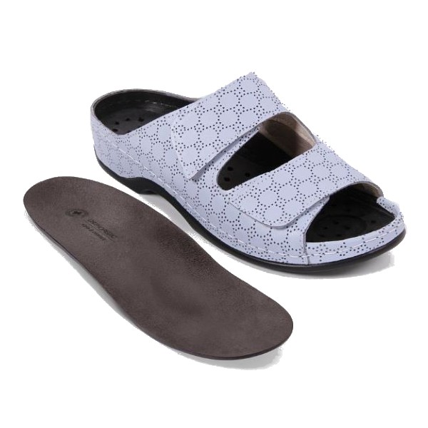 Сабо Luomma повседневные женские LM-701.011А ажур голубые