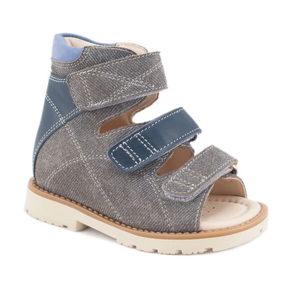 Сандали ортопедические Мега Ортопедик для мальчиков 310 03 12-28 серые