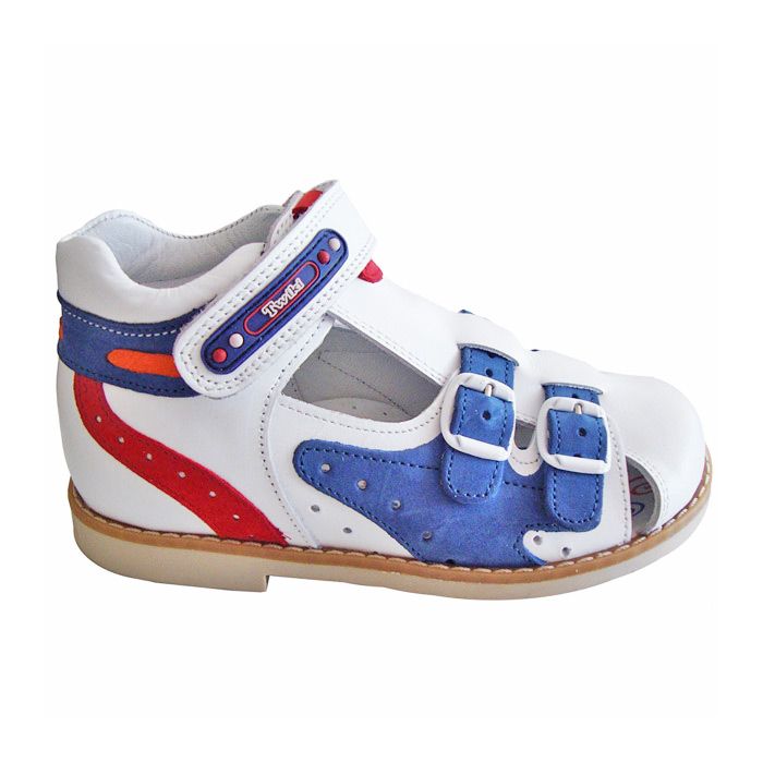 Сандали ортопедические Твики для мальчиков TW-207 белый/синий