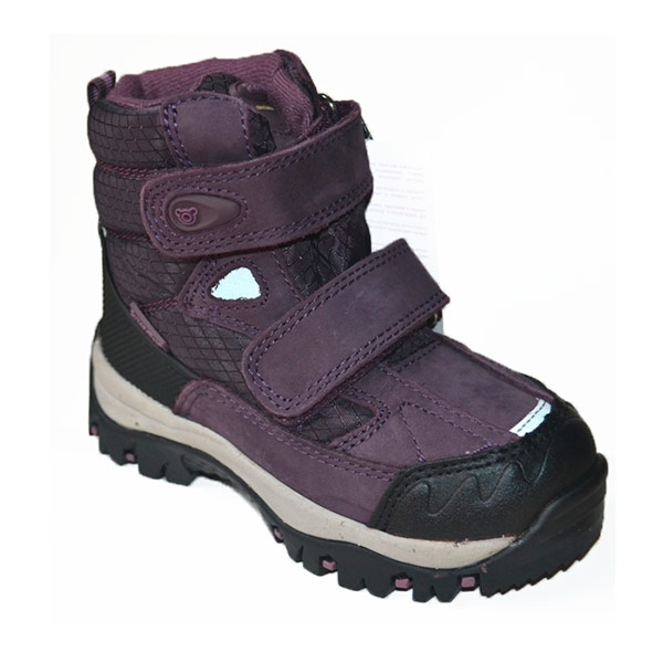 Ботинки Орсетто зимние мембранные для девочек 9806 фиолетовые