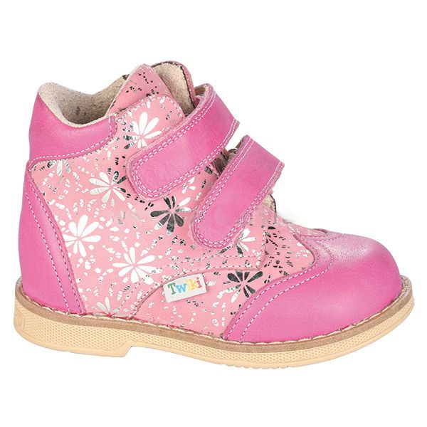 Ботинки ортопедические Твики утепленные для девочек TW-318 малиновые
