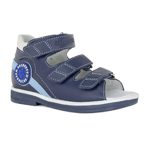 Сандали ортопедические Ортобум для мальчиков 43397-5 королевский синий.