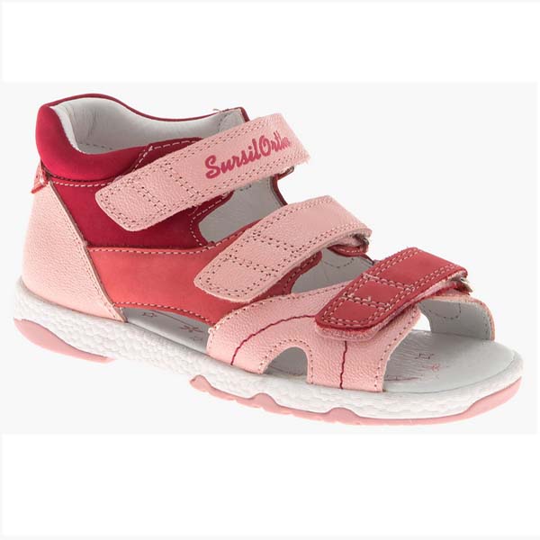 Сандали ортопедические Сурсил-Орто для девочек 55-505M розовый.