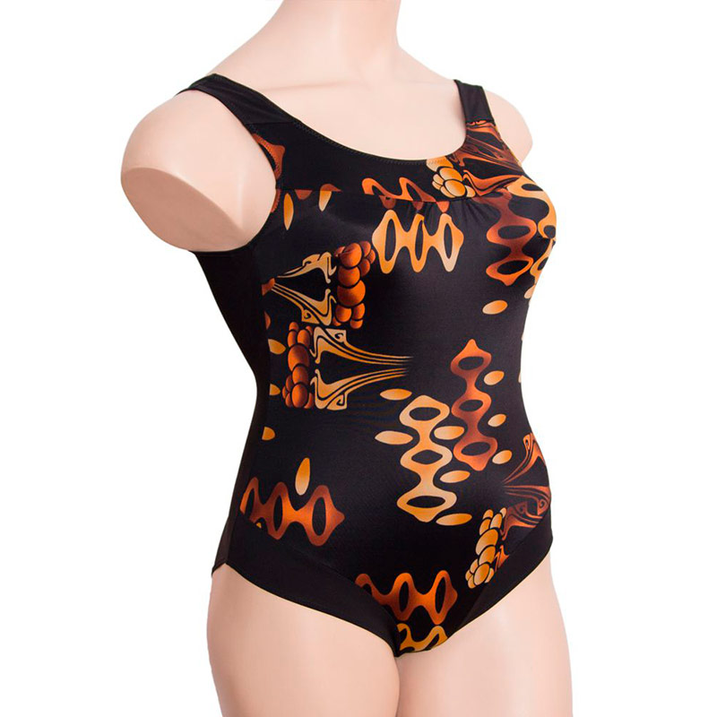 Купальник Valeria для фиксации экзопротеза К0792-1Ч П168 черный/коричневый