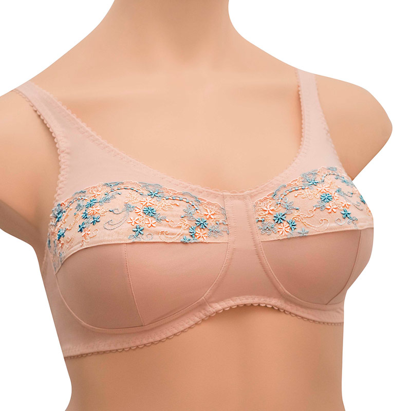 Бюстгальтер Valeria для фиксации экзопротеза ЛФ0918-1 В208 голубой