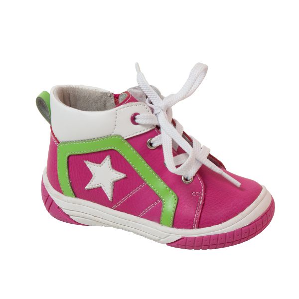 Кроссовки ортопедические Ортобум для девочек 37474-16 малиновый/белый