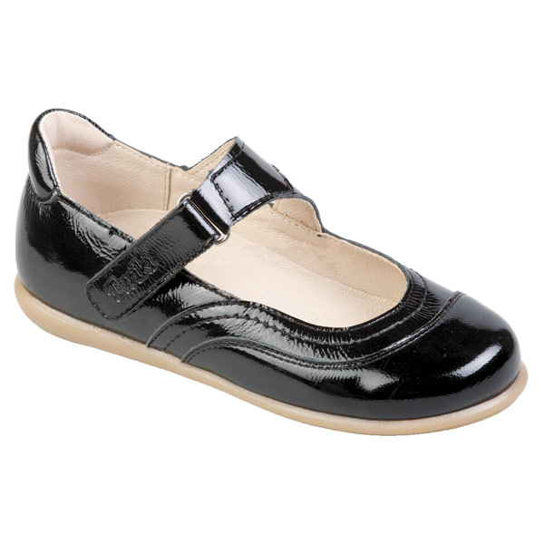 Туфли ортопедические Твики для девочек TW-227 черный лак