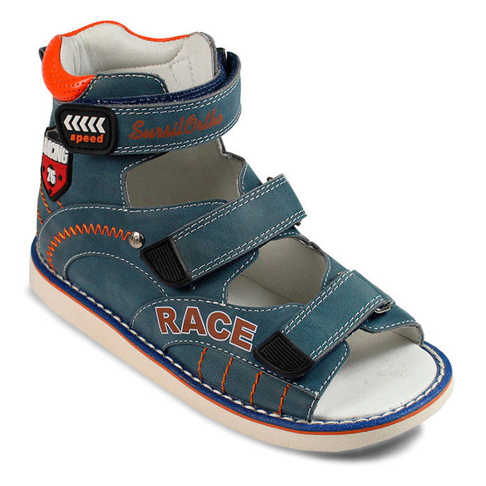 Сандали ортопедические Сурсил-Орто для мальчиков 15-320M темно-голубой.