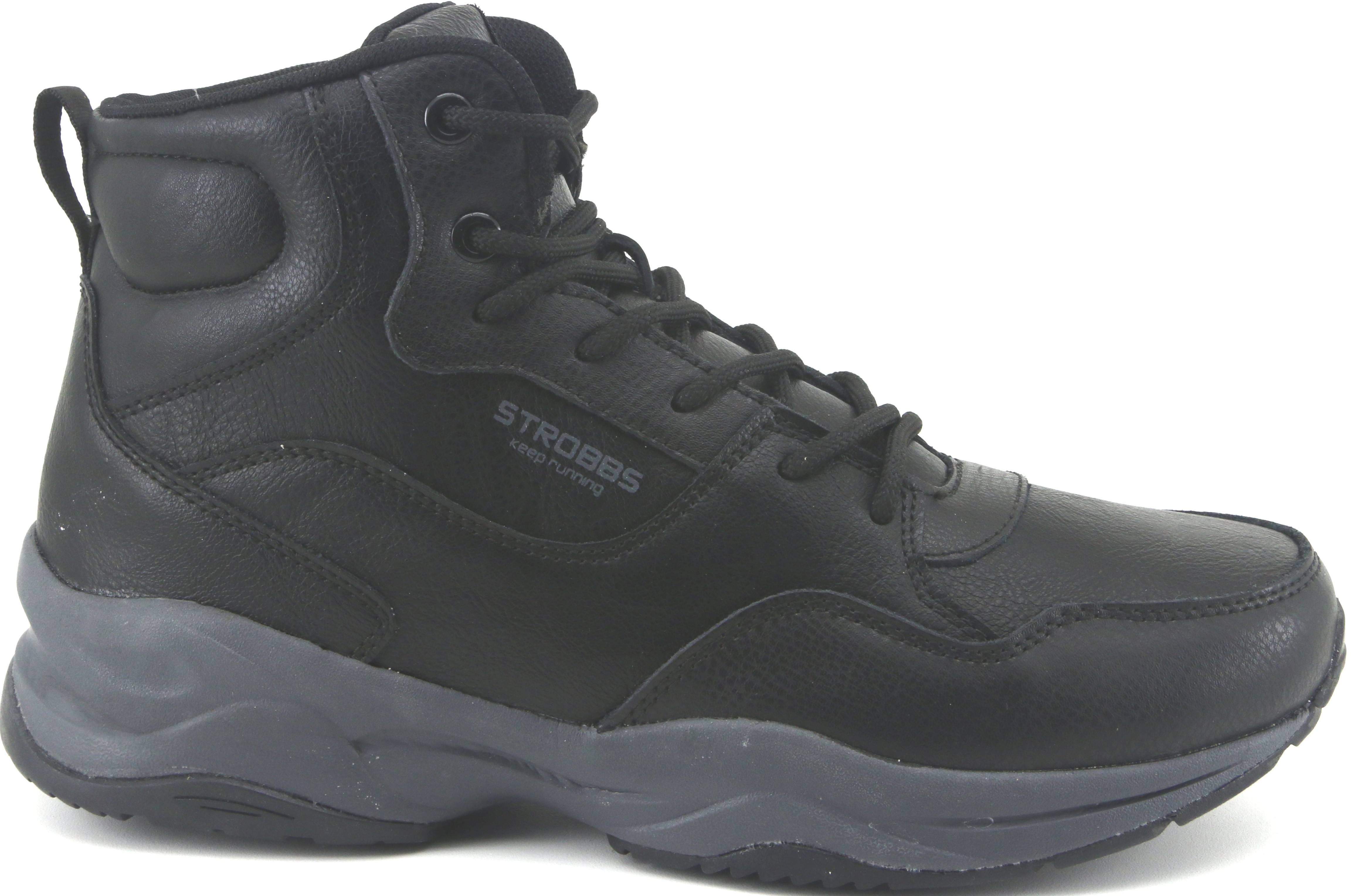 Ботинки Strobbs с мехом мужские C9180-3 черный