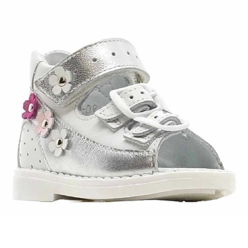 Сандалии Bottilini для девочек SO-092(15) серебристые.