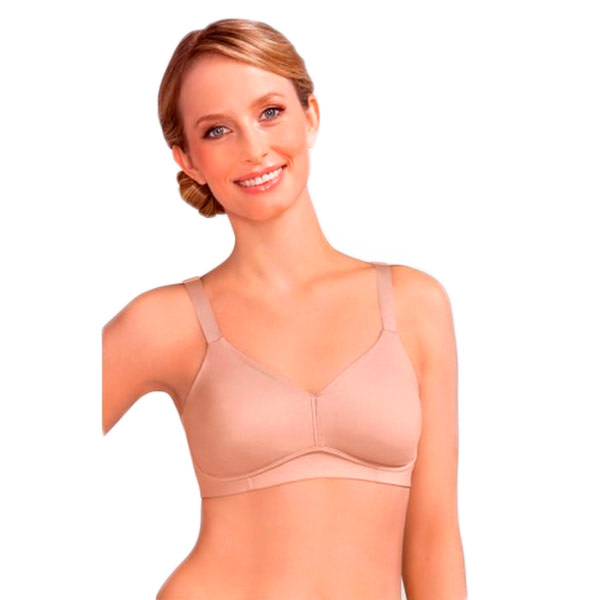 Бюстгальтер без косточек Amoena для фиксации экзопротеза Magdalena SB арт.0463 телесный