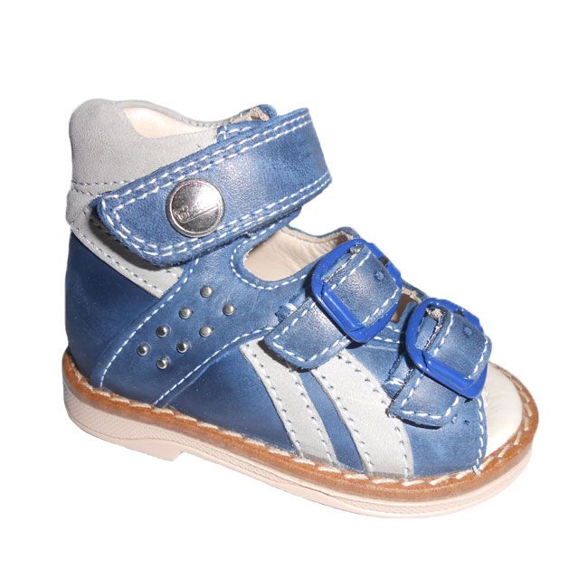 Сандали Орсетто для мальчиков A004-52-011-00 синий/серые