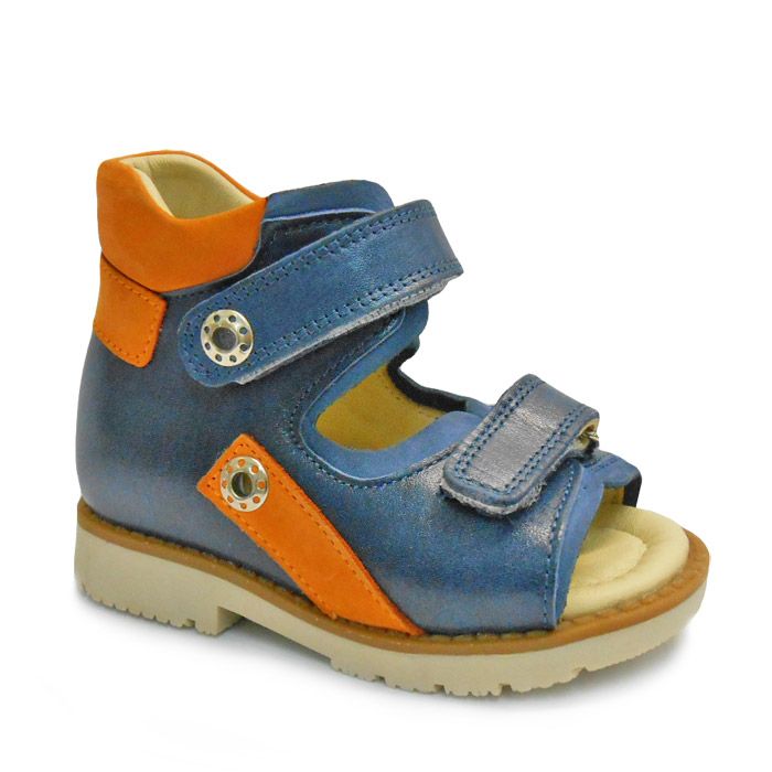 Сандали Мега Ортопедик для мальчиков 023 68-02 синие
