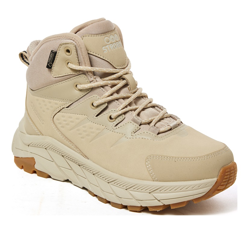 Кроссовки Strobbs с мехом женские F8464-25 бежевые