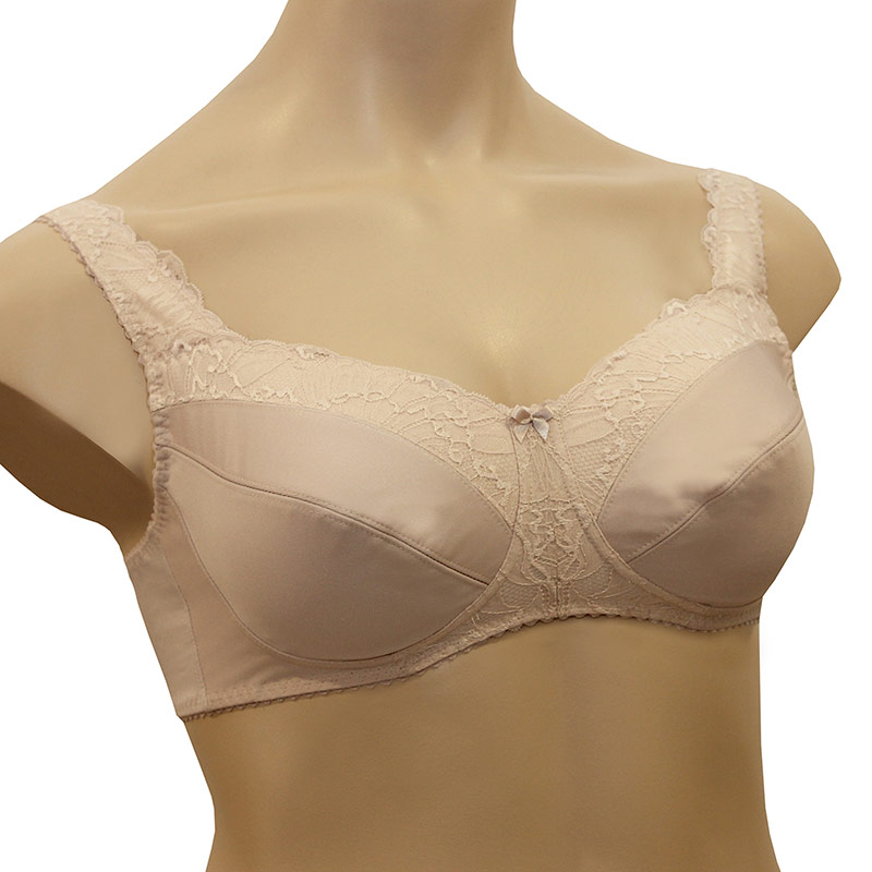 Бюстгальтер Valeria для фиксации экзопротеза ЛФ0769-1 168 серебристый пион