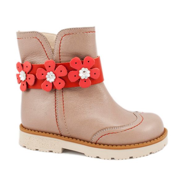 Ботинки Мега Ортопедик для девочек 452-01-21-23 бежевые