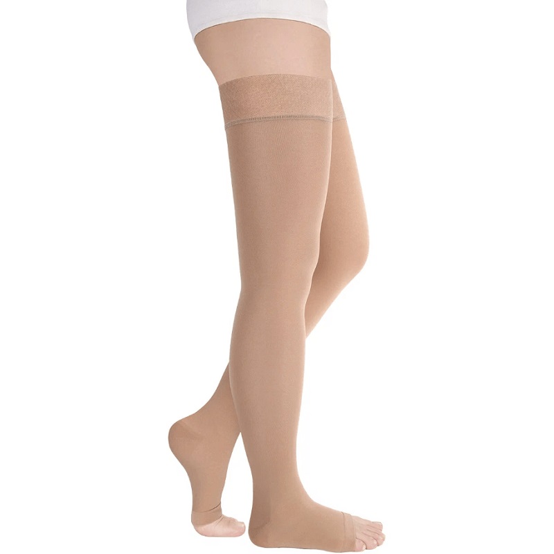 Чулки компрессионные Luomma Idealista 2 класс компрессии с открытым носком ID-393 стандарт.