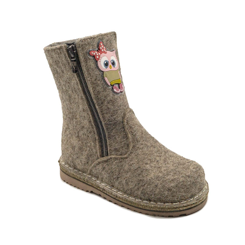 Унтоваленки Фома шерсть для девочек 33788С серые