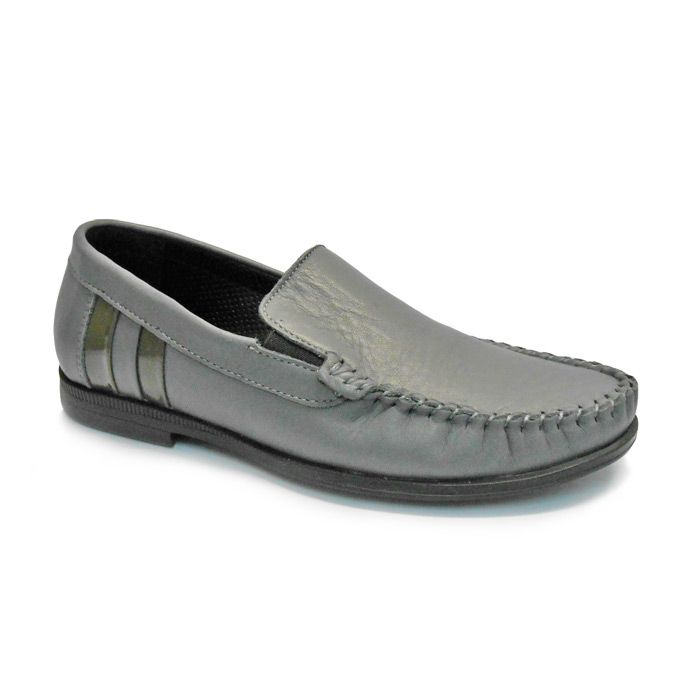 Мокасины Орсетто для мальчиков 190 40 серые