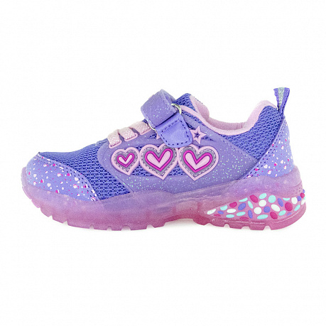 Кроссовки ортопедические Ортобум для девочек 33223-23 сиреневый/розовый. Изображение 2 из 3