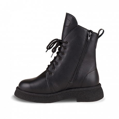 Полусапоги ортопедические Dr Thomas с шерстью женские DTD-610-3 черные. Изображение 3 из 6