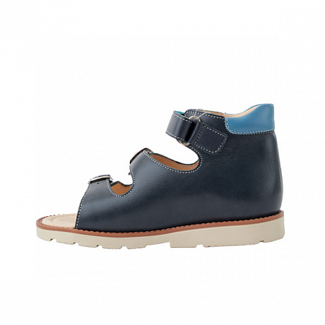 Сандали ортопедические Мега Ортопедик для мальчиков 051 52 34-22 серые. Изображение 3 из 4