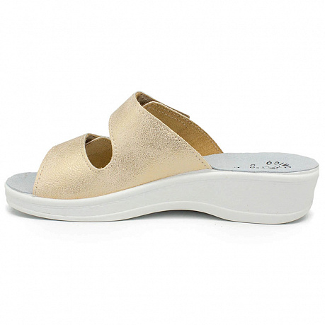 Сабо Fratelli Babb женские D-02 белое золото. Изображение 2 из 3