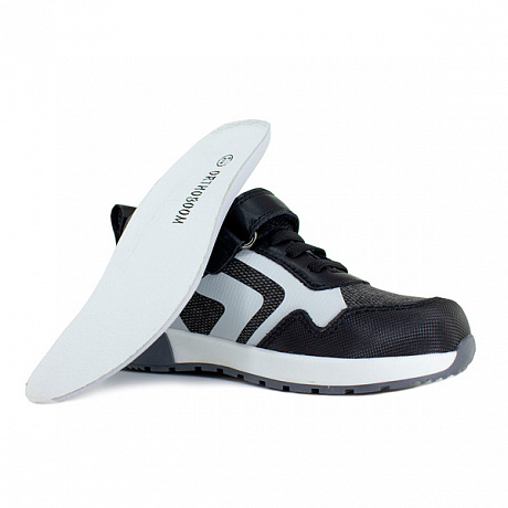 Кроссовки ортопедические Ортобум для мальчиков 33054-03 черный/серый. Изображение 5 из 6