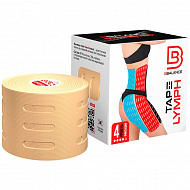 Кинезио тейп Bio Balance Tape Lymph перфорированный 5см х 5м бежевый.