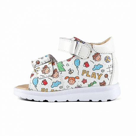 Сандалии ортопедические Твики для девочек TW-190-3 белые. Изображение 5 из 5