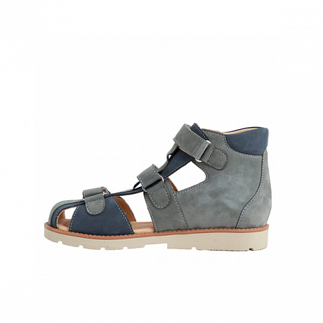 Сандали Мега Ортопедик для мальчиков 133 30 12-14 серые. Изображение 3 из 4