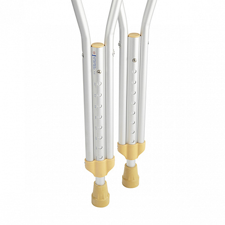 Костыли Симс-2 подмышечные металлические 10021/U, 10022/U, 10023/U с УПС. Изображение 4 из 6