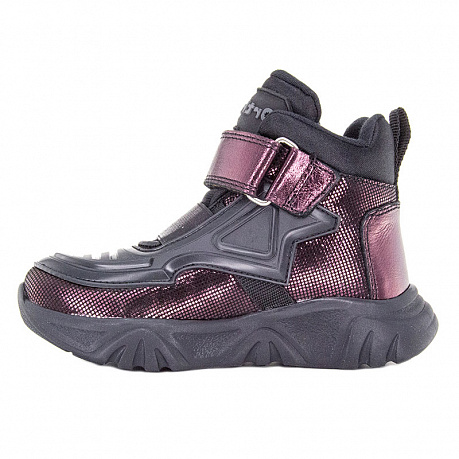 Ботинки ортопедические Ортобум утепленные для девочек 82123-21 бордовые. Изображение 3 из 4